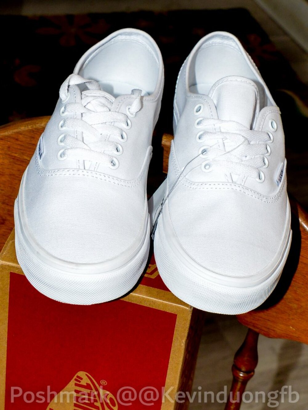 Vans Authentic Shoe Authentic Lace-Up Deck Shoe Canvas Upper